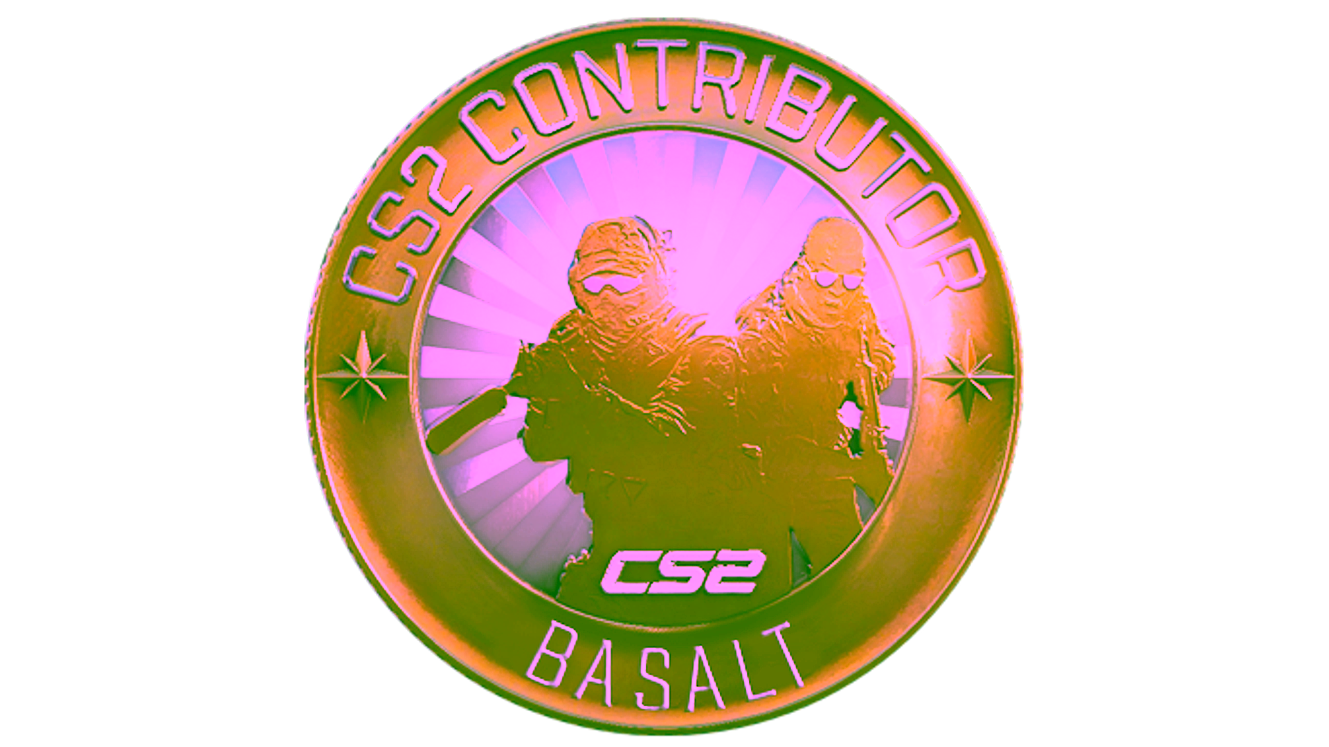 Display for Basalt Map Coin