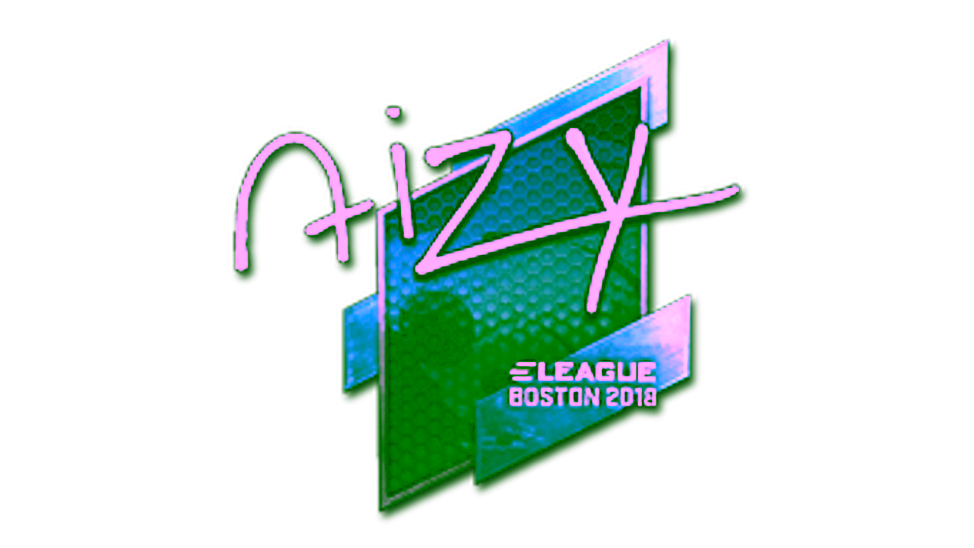 Display for Sticker | aizy (Foil) | Boston 2018