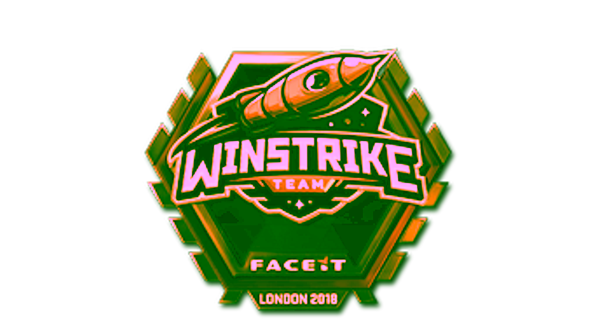 Display for Sticker | Winstrike Team (Gold) | London 2018