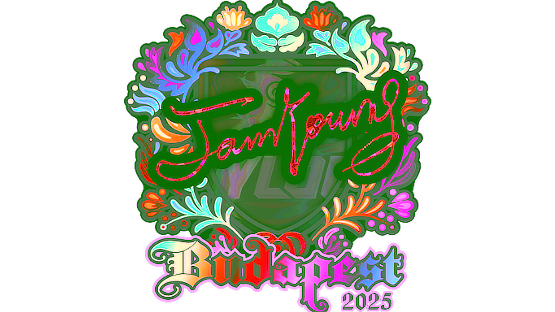 Visar för Sticker | JamYoung (Holo) | Budapest 2025