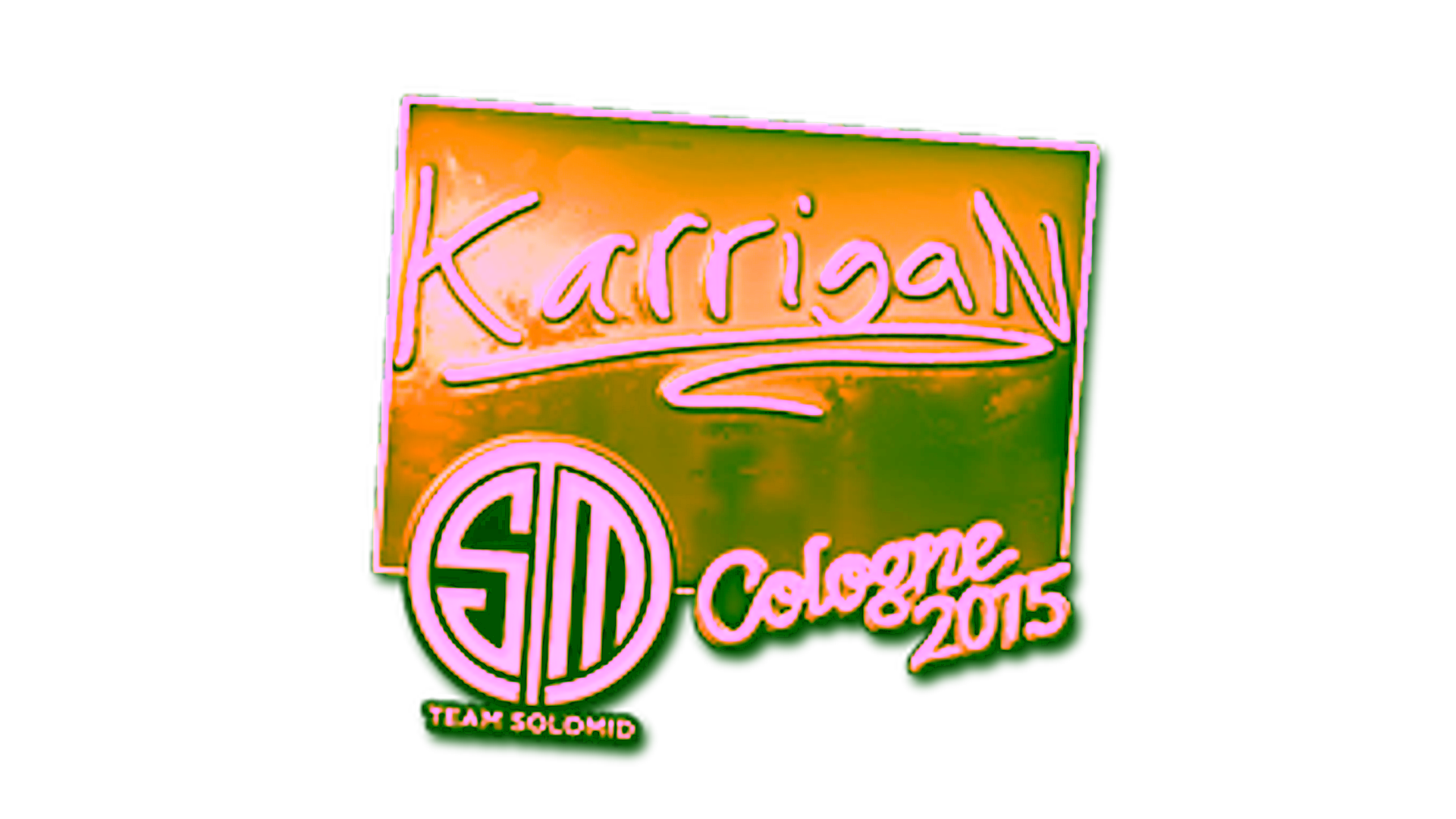 Affichage pour Sticker | karrigan (Gold) | Cologne 2015