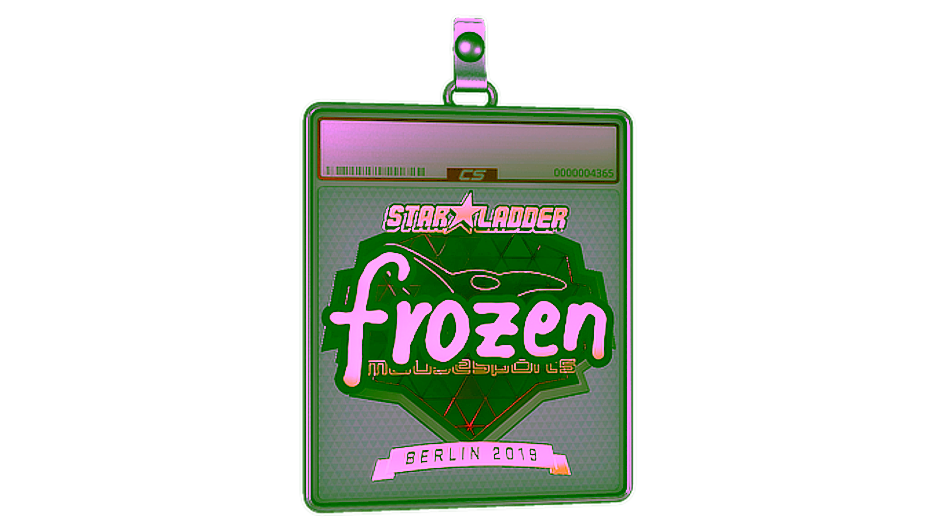 Visar för Sticker Slab | frozen (Gold) | Berlin 2019