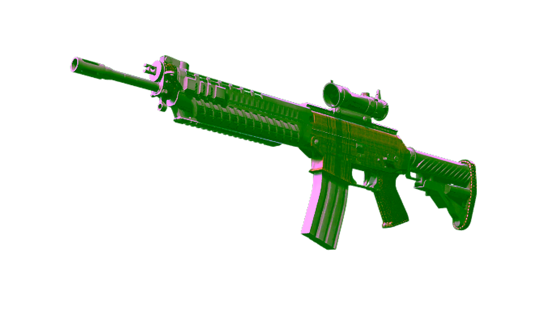 Display for Souvenir SG 553 | Traveler (Well-Worn)