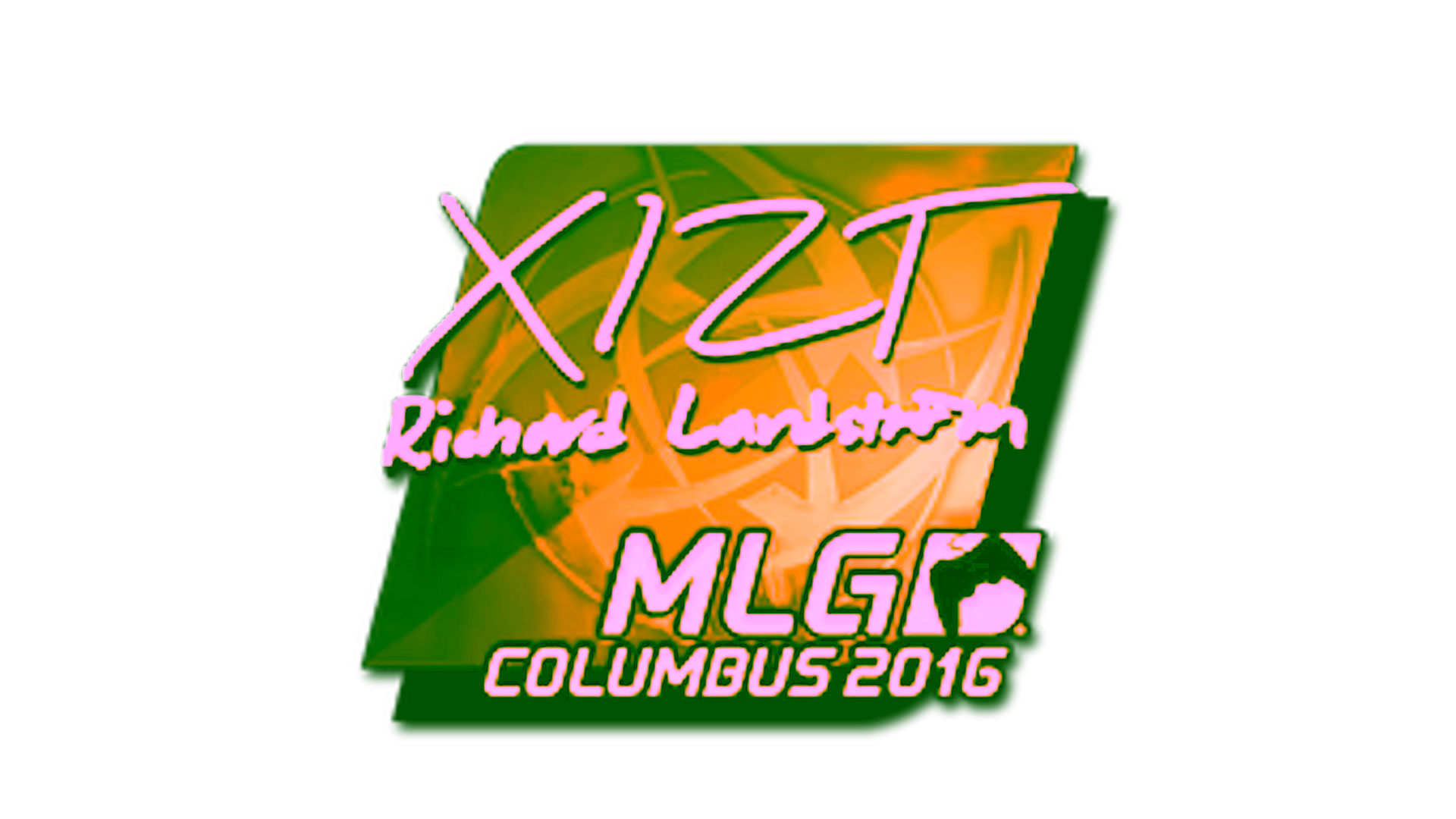 Sticker | Xizt (Gold) | MLG Columbus 2016 için görüntü