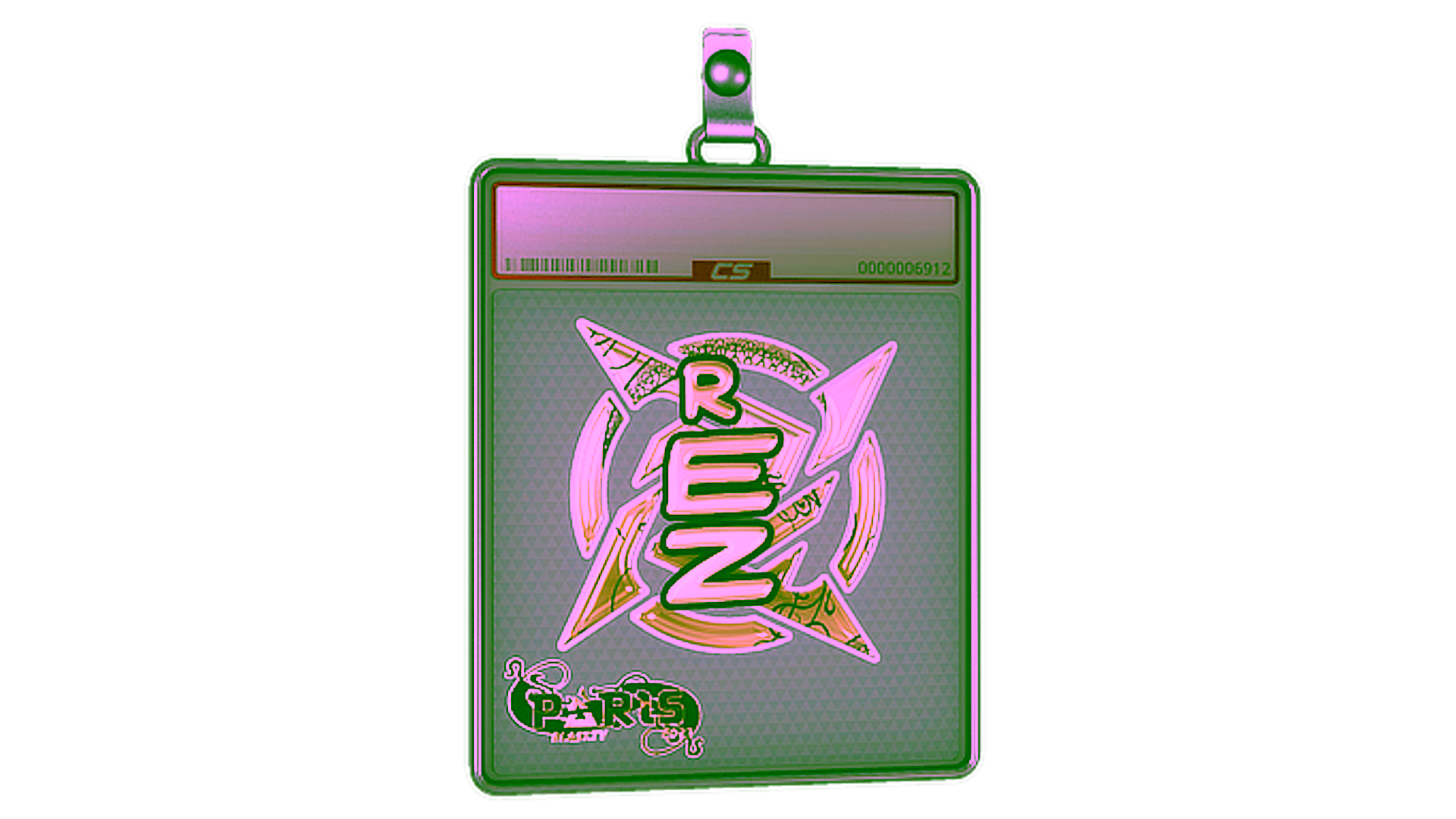 Mostrar para Sticker Slab | REZ (Gold) | Paris 2023