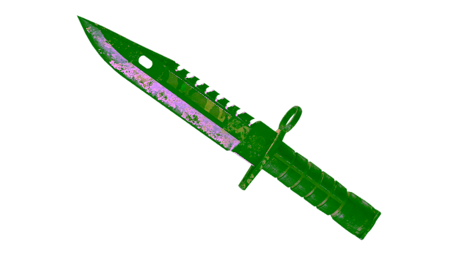 Display for ★ StatTrak™ M9 Bayonet | Boreal Forest (Battle-Scarred)