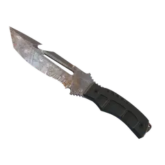 Survival Knife Rust Coat