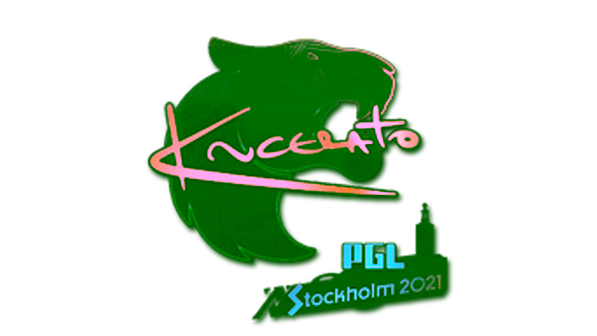 Display for Sticker | KSCERATO (Holo) | Stockholm 2021