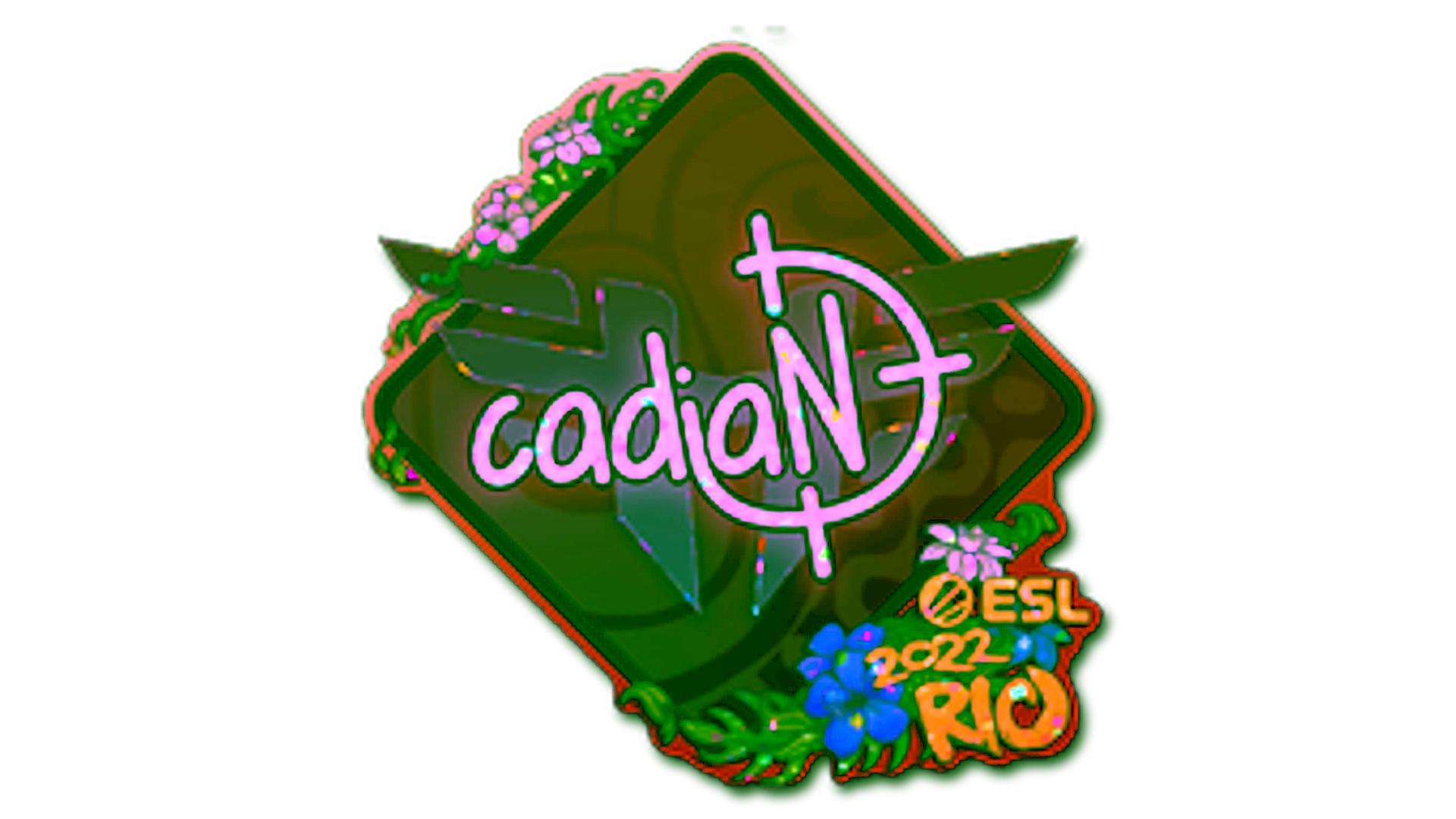 Display for Sticker | cadiaN (Glitter) | Rio 2022