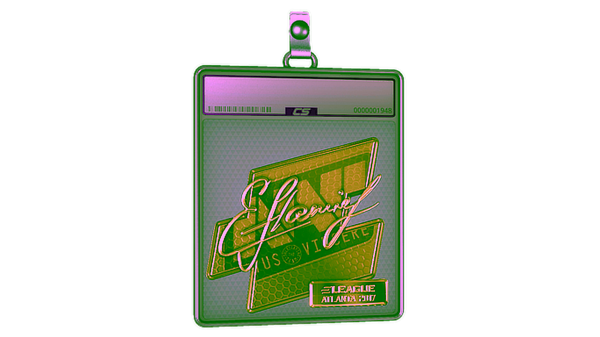 Display for Sticker Slab | flamie (Gold) | Atlanta 2017