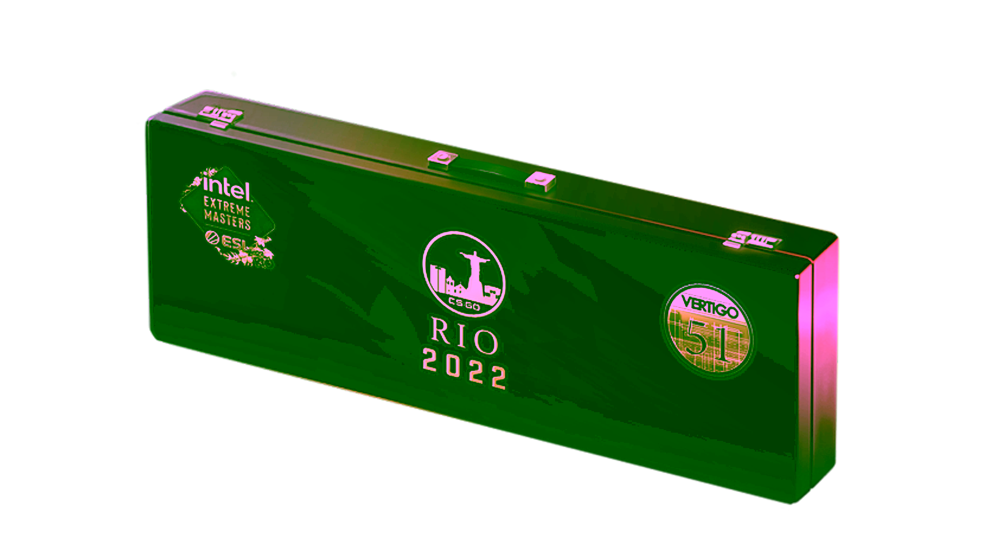 Display for Rio 2022 Vertigo Souvenir Package