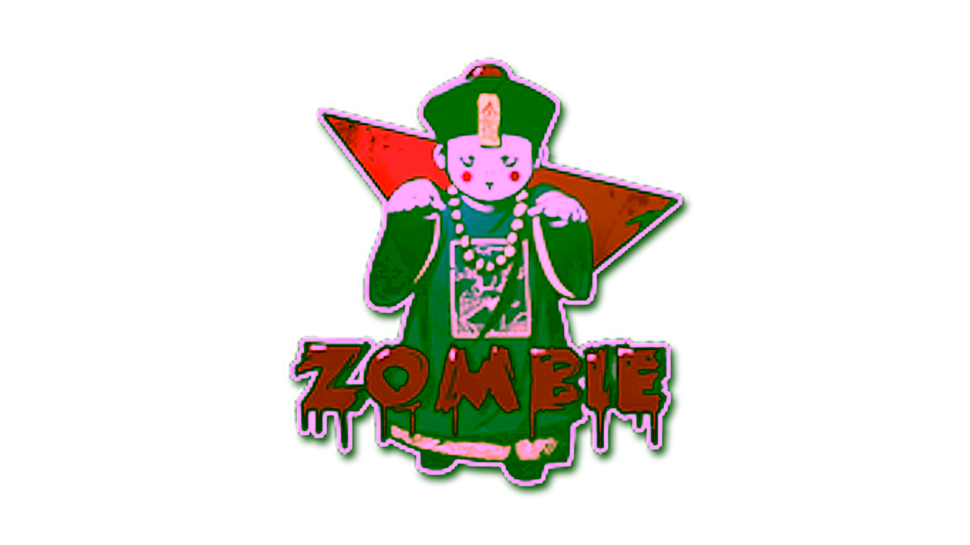 Display for Sticker | Zombie Hop