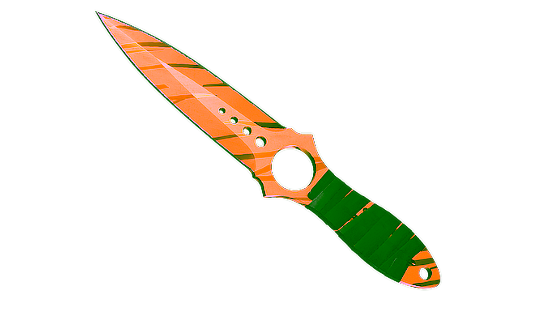 Display for ★ StatTrak™ Skeleton Knife | Tiger Tooth (Factory New)