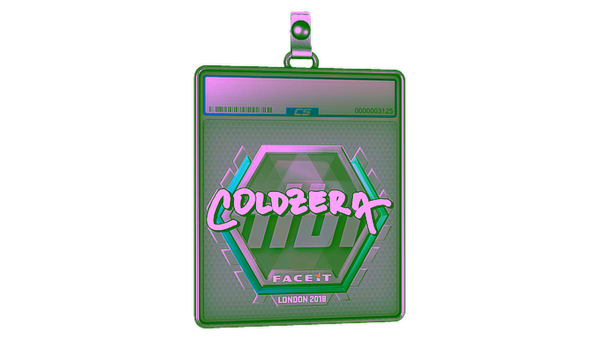 Display for Sticker Slab | coldzera | London 2018