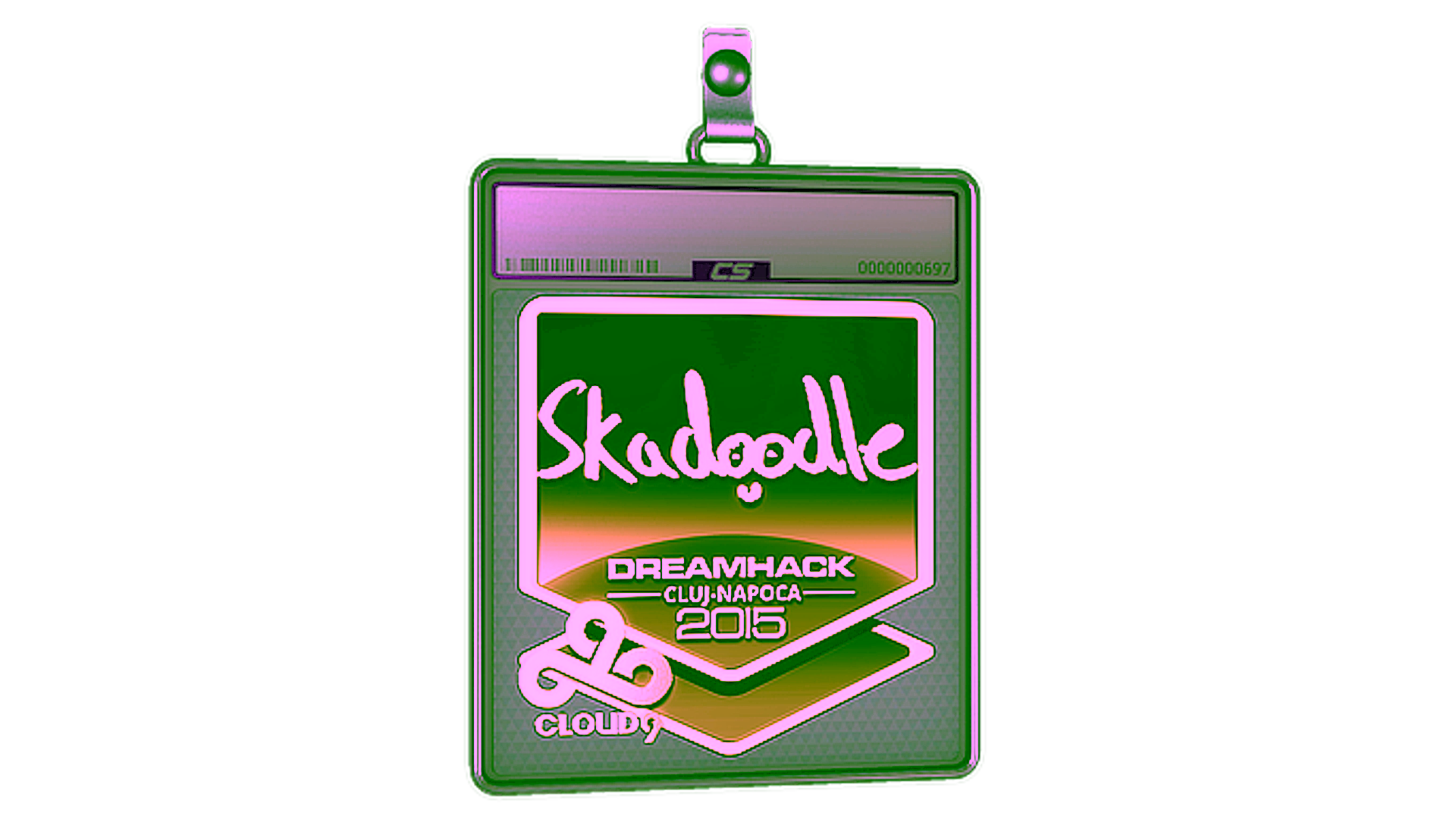 Display for Sticker Slab | Skadoodle (Gold) | Cluj-Napoca 2015