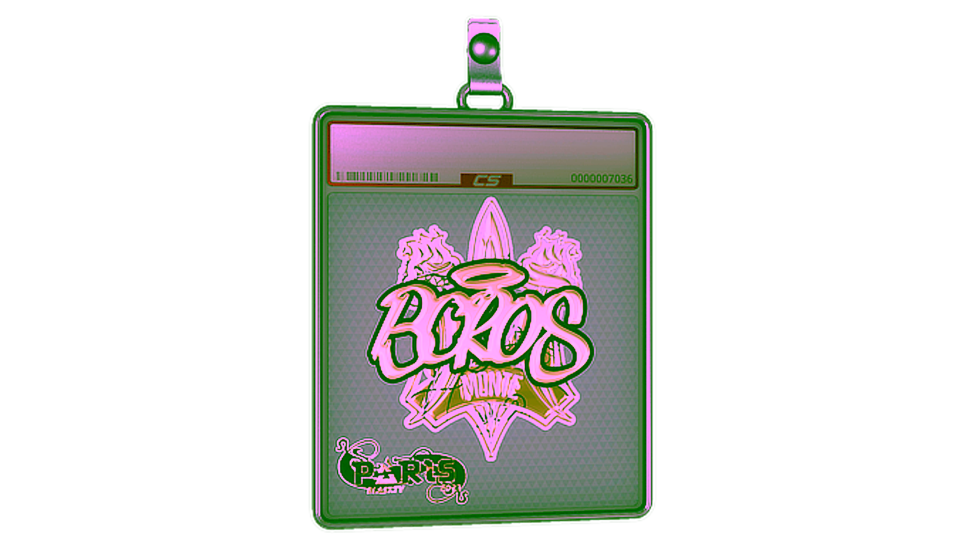 Sticker Slab | BOROS (Gold) | Paris 2023 için görüntü