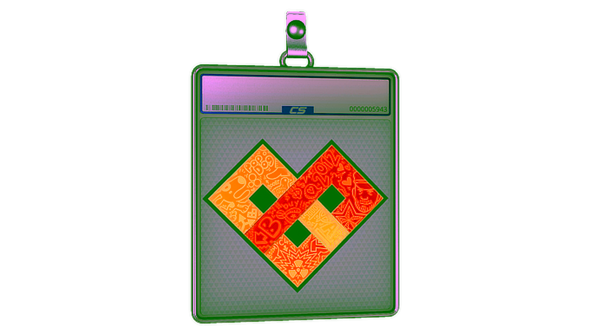 Display for Sticker Slab | Leaving The Station (Holo)