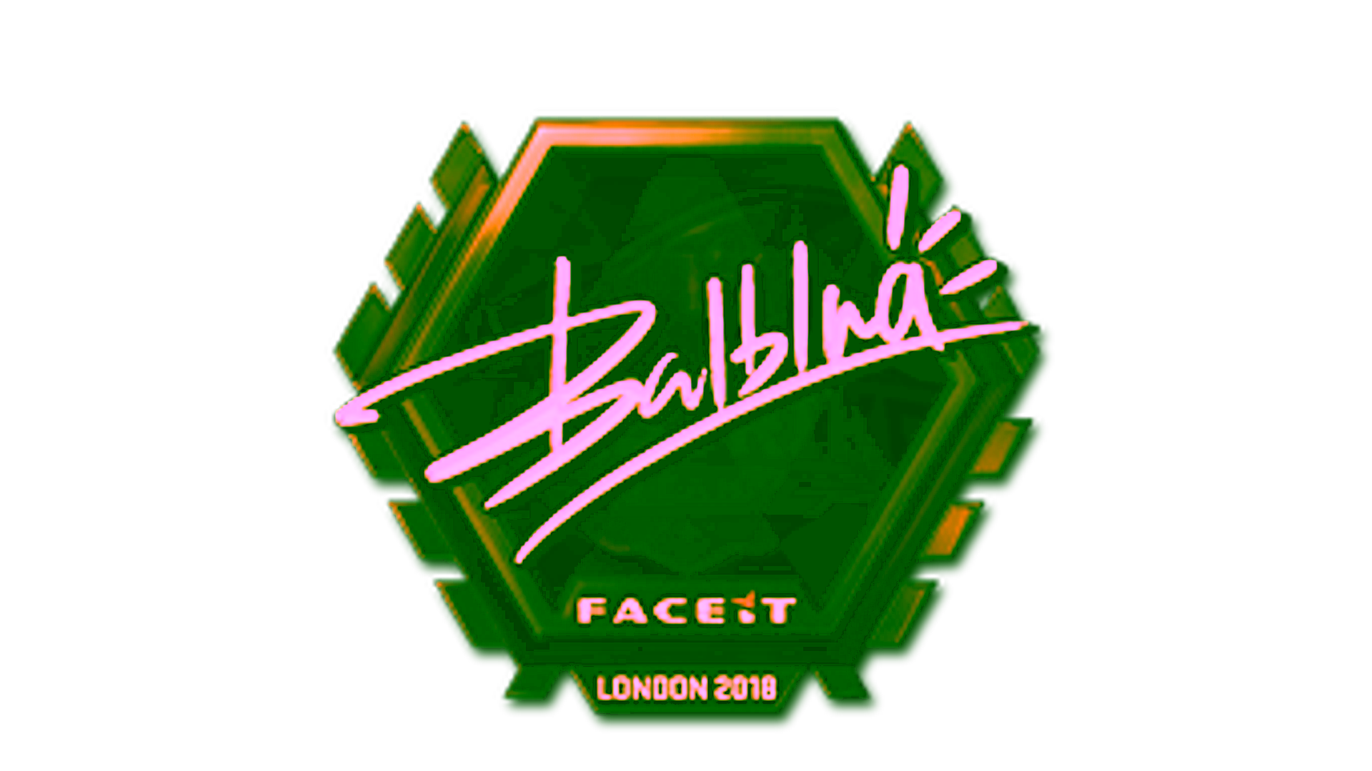 Visar för Sticker | balblna (Gold) | London 2018