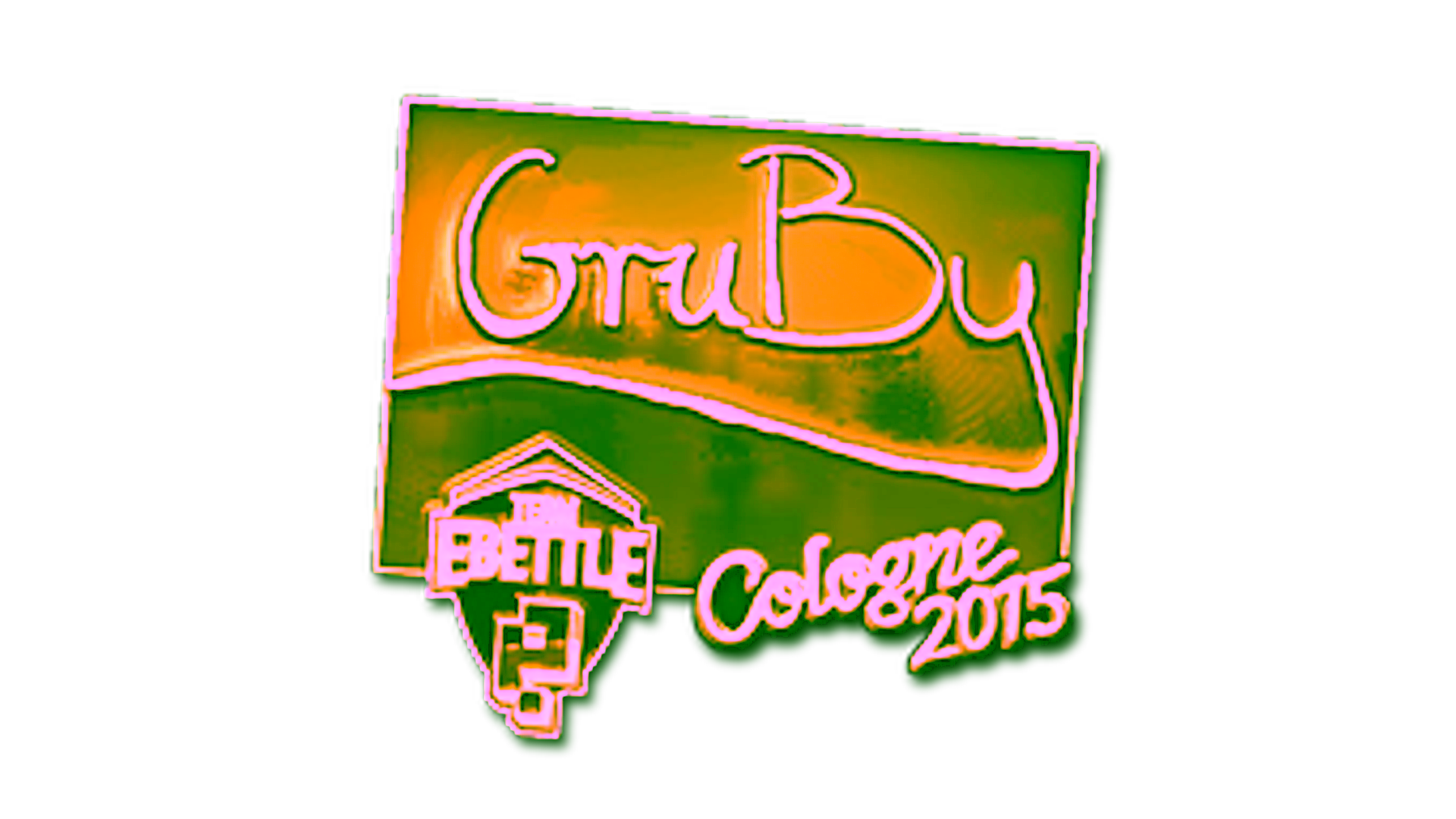 Affichage pour Sticker | GruBy (Gold) | Cologne 2015