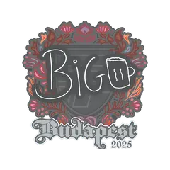 Sticker biguzera Budapest 2025