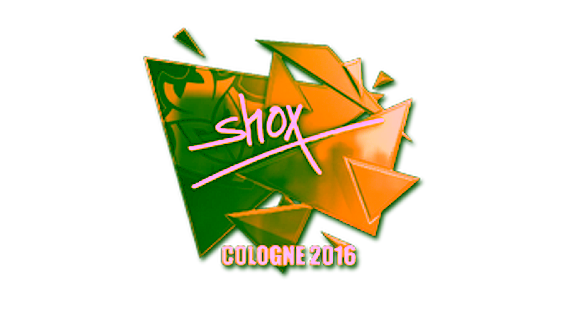 Display for Sticker | shox (Gold) | Cologne 2016