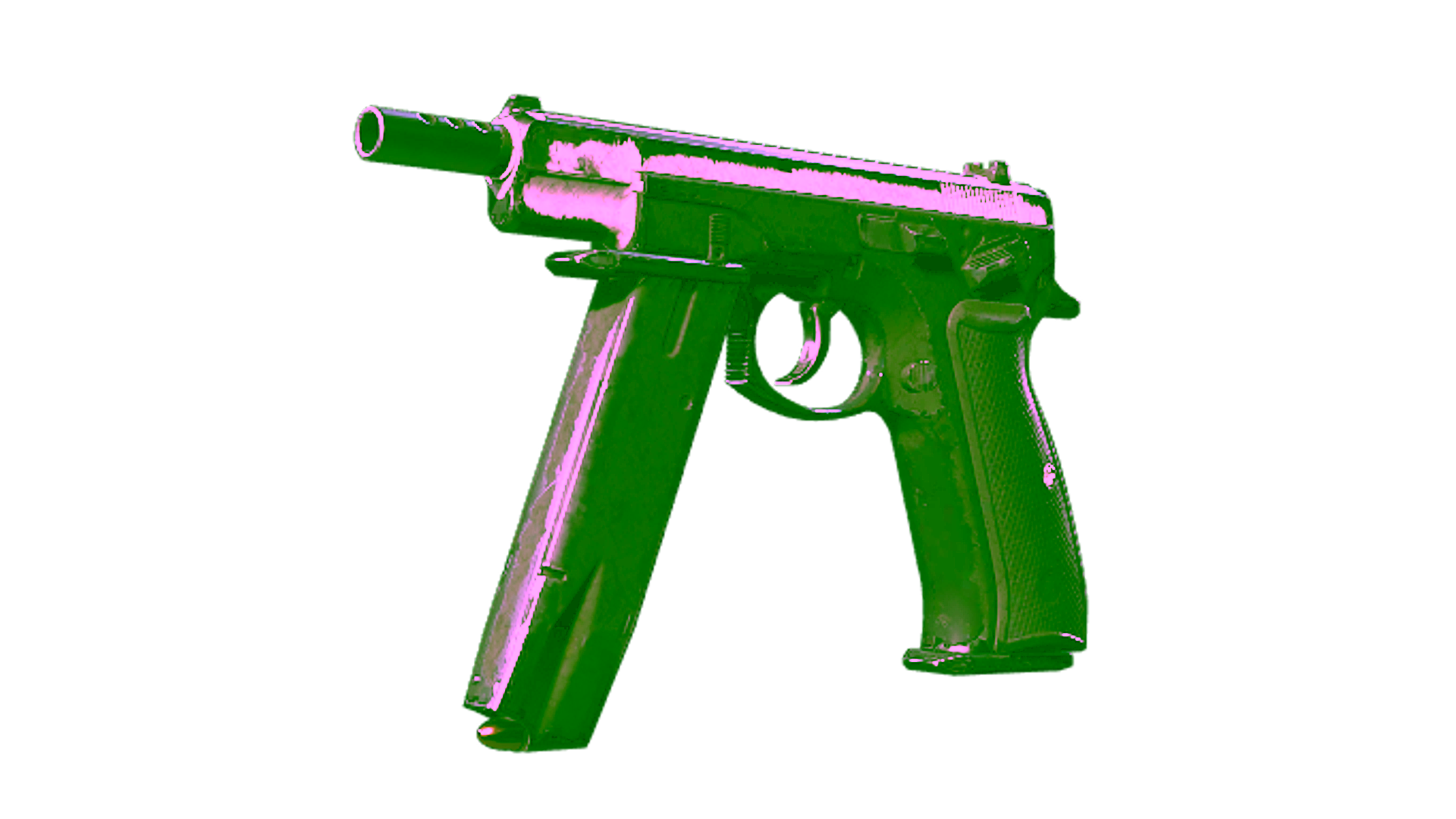 Display for Souvenir CZ75-Auto | Tuxedo (Battle-Scarred)
