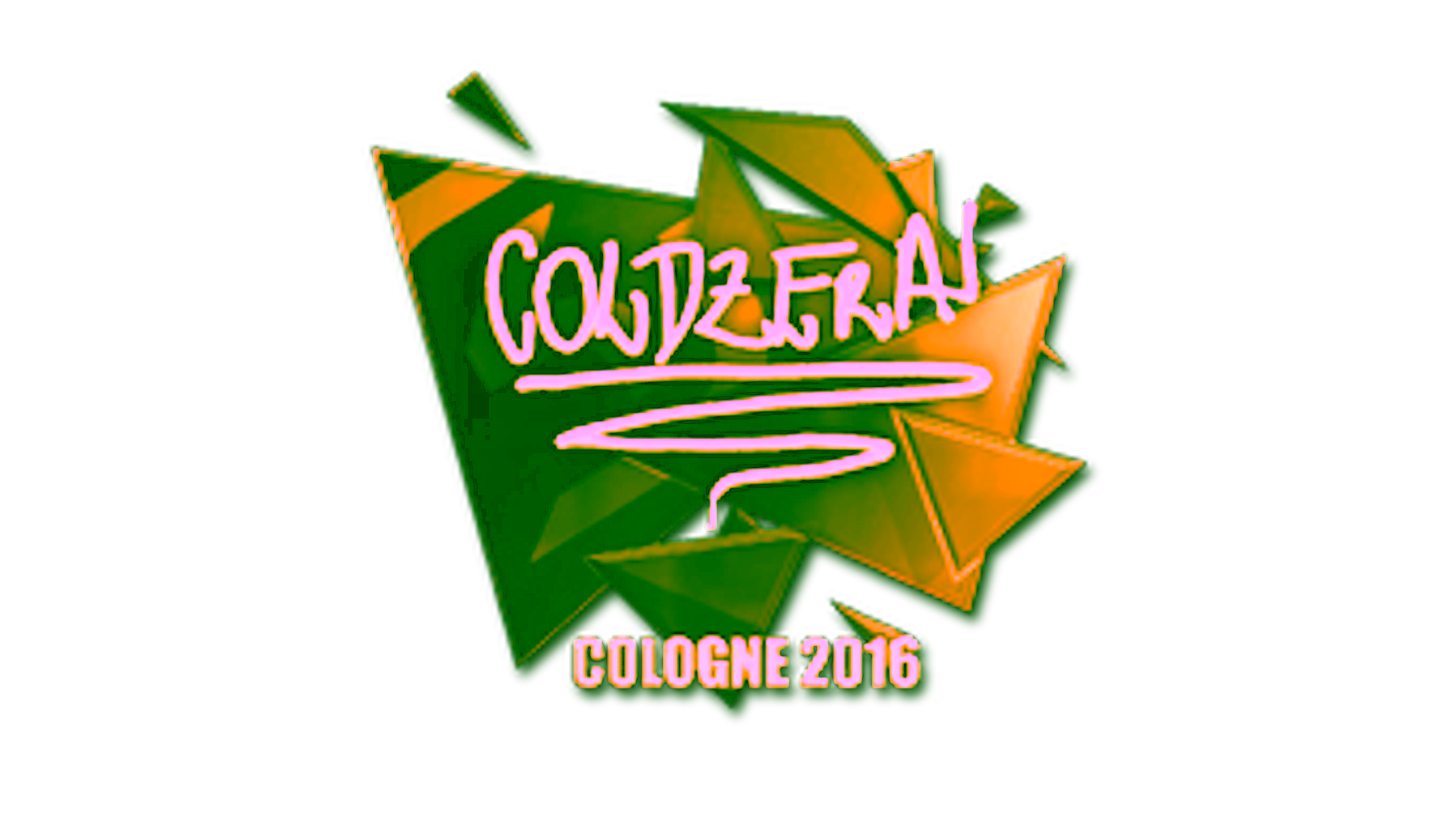 Visar för Sticker | coldzera (Gold) | Cologne 2016