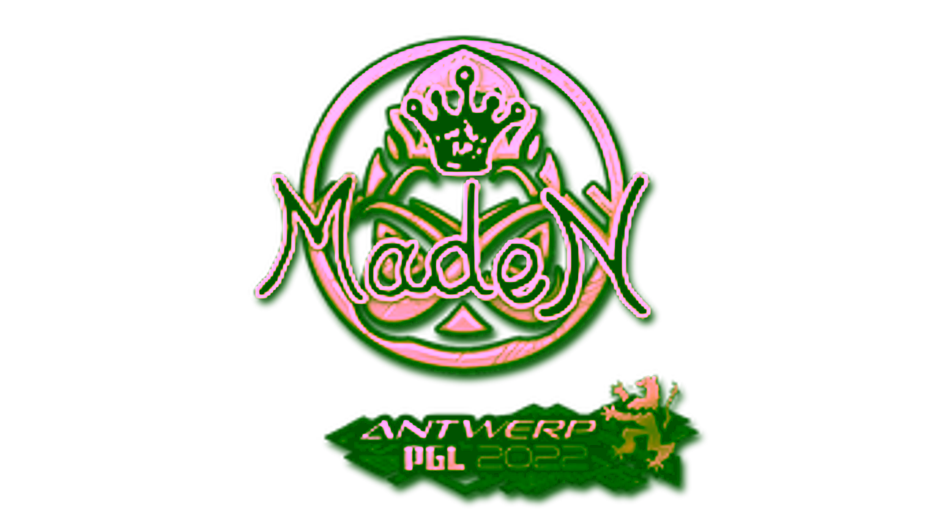 Rodyti Sticker | maden (Gold) | Antwerp 2022
