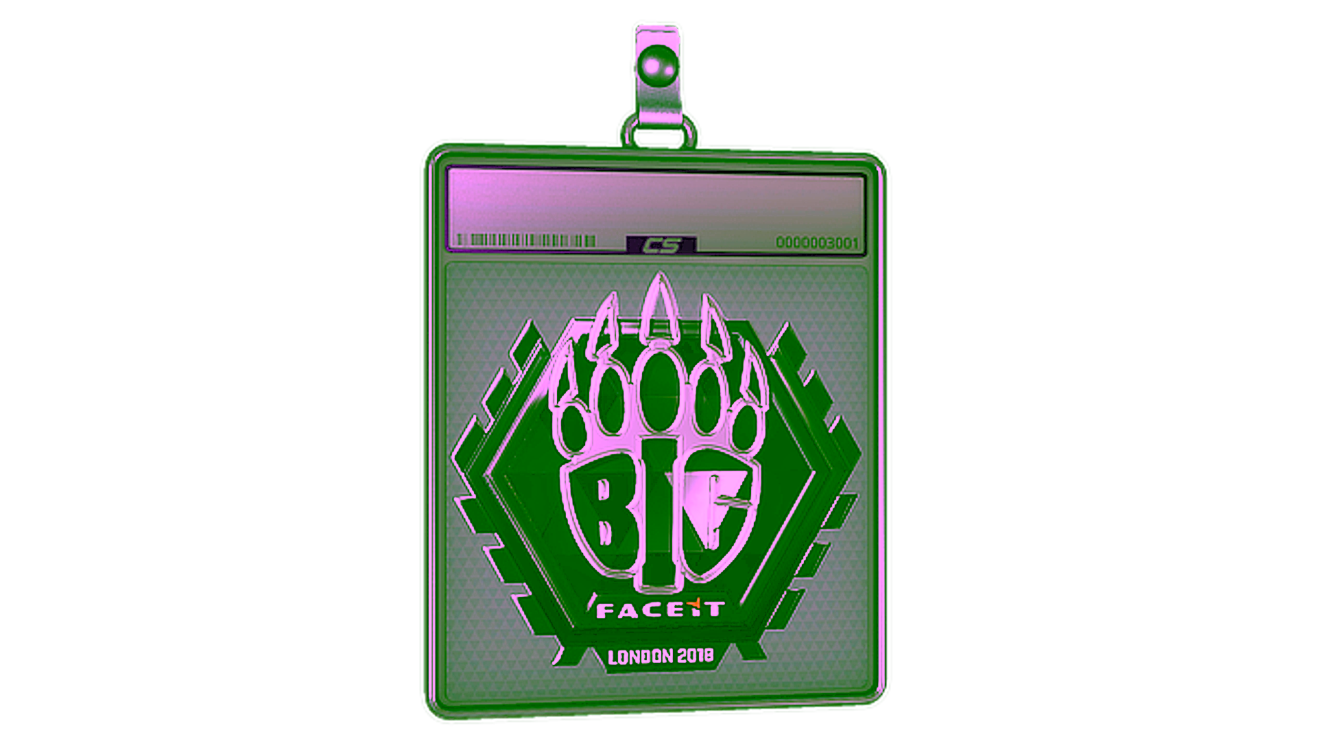 Rodyti Sticker Slab | BIG (Foil) | London 2018