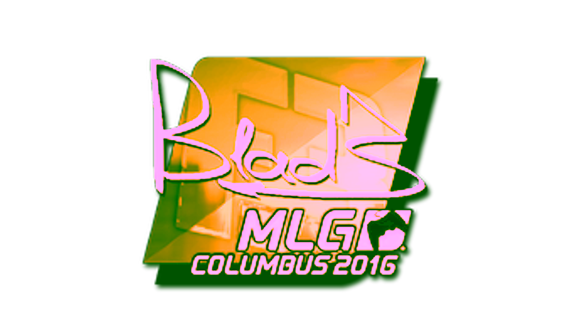 Visar för Sticker | B1ad3 (Gold) | MLG Columbus 2016