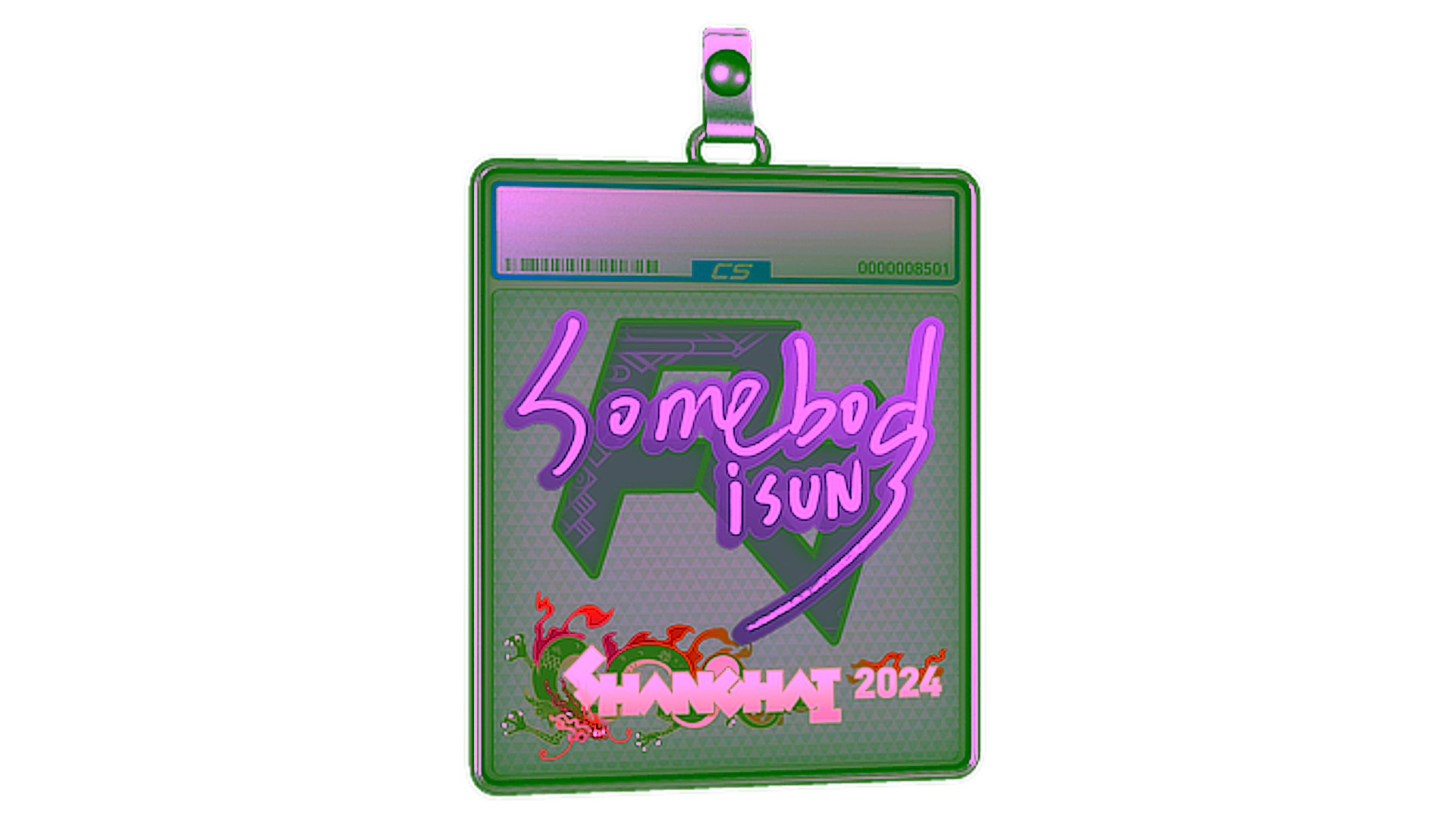 Affichage pour Sticker Slab | somebody | Shanghai 2024