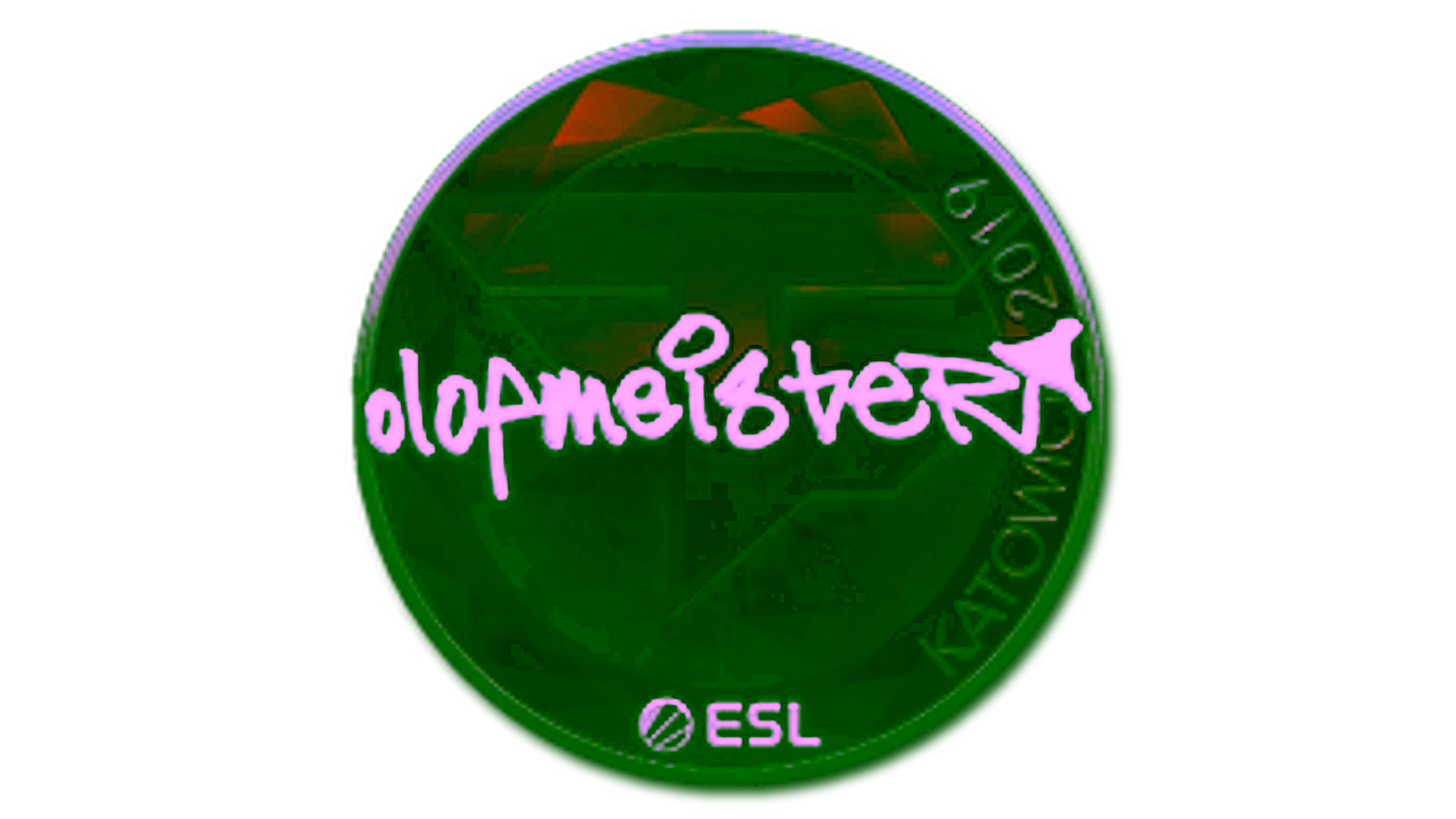 Display for Sticker | olofmeister (Foil) | Katowice 2019