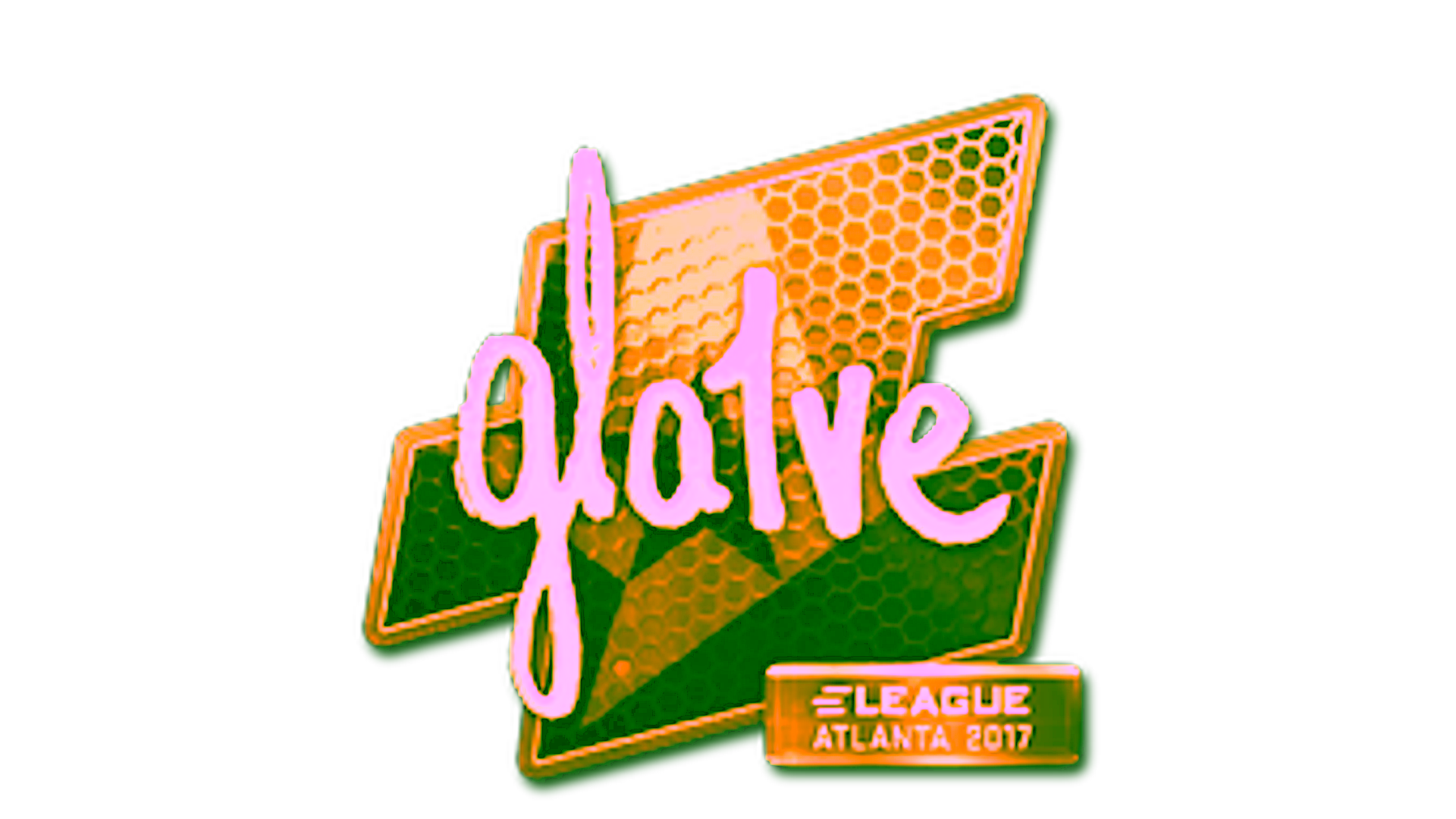 Дисплей для Sticker | gla1ve (Gold) | Atlanta 2017