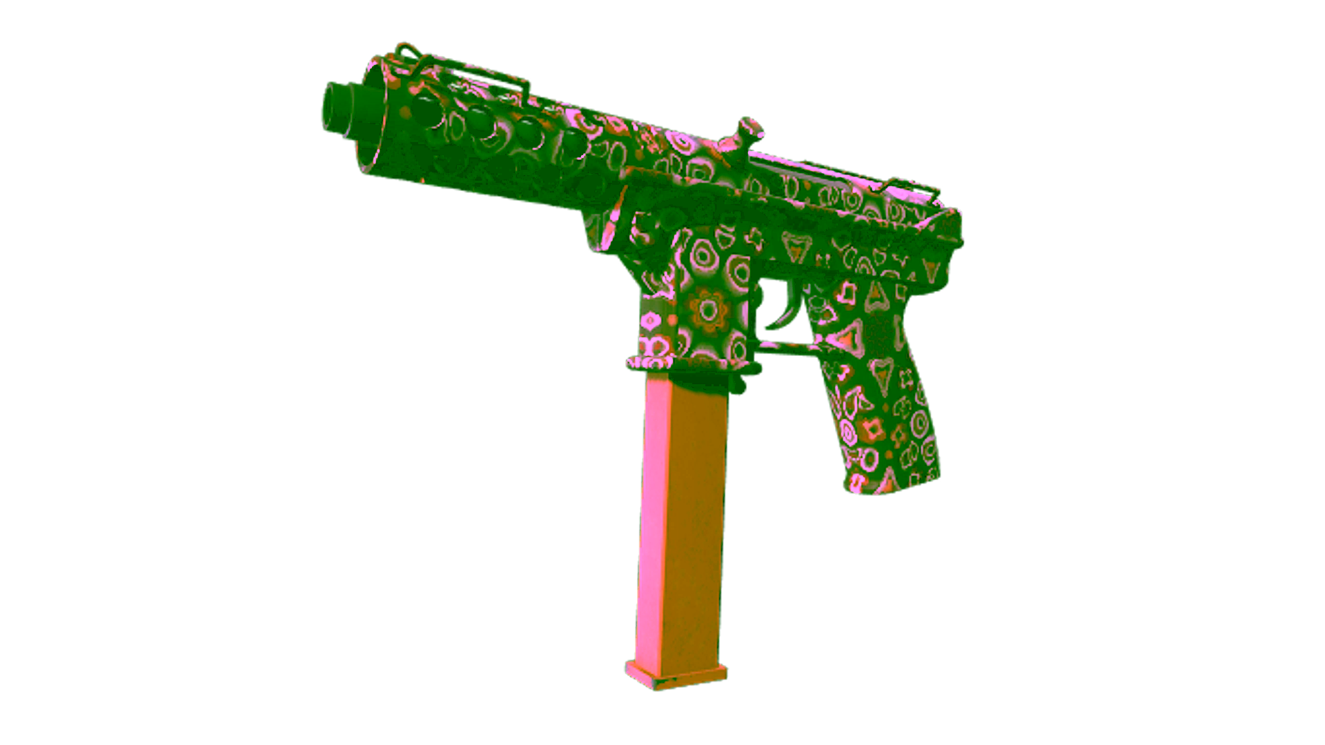 Display for Souvenir Tec-9 | Orange Murano (Minimal Wear)