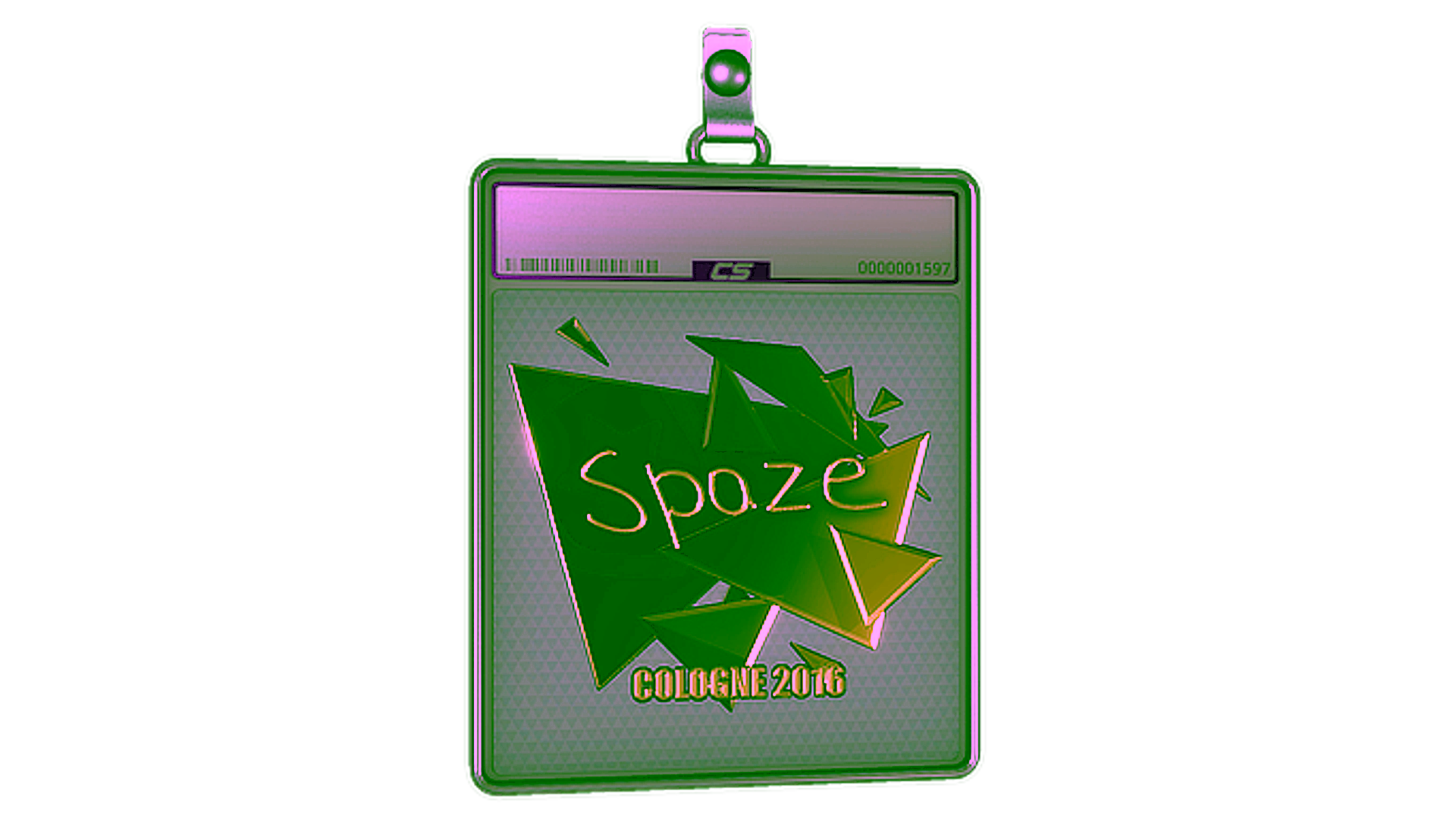 Sticker Slab | spaze (Gold) | Cologne 2016 için görüntü