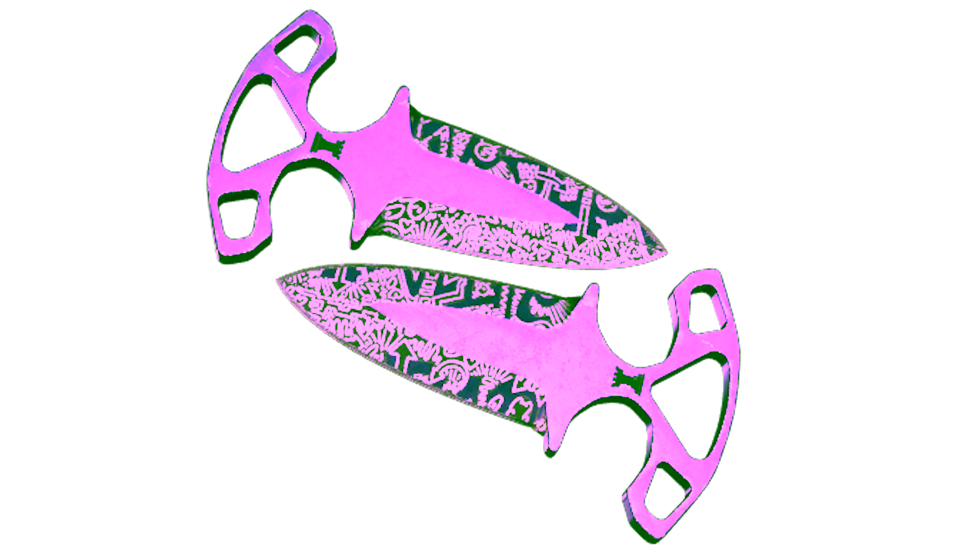 Visar för ★ StatTrak™ Shadow Daggers | Freehand (Field-Tested)