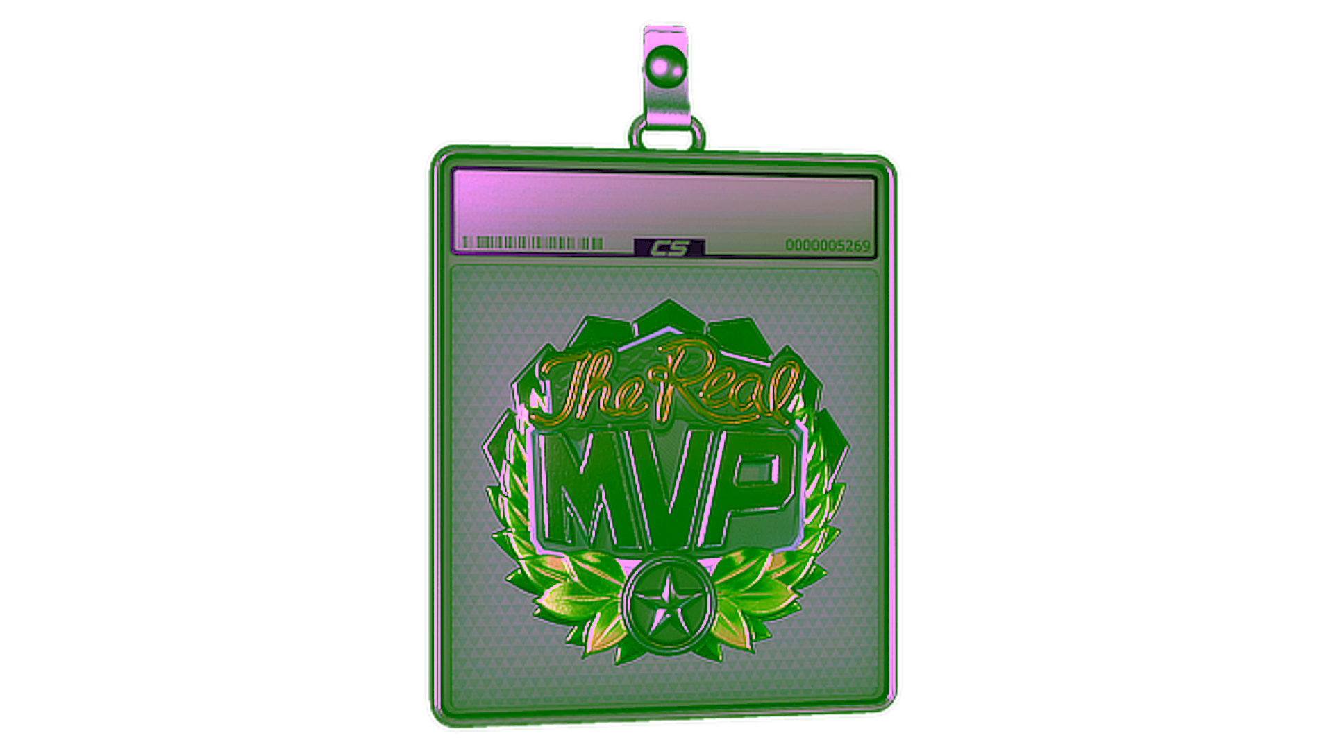 Display for Sticker Slab | The Real MVP (Foil)