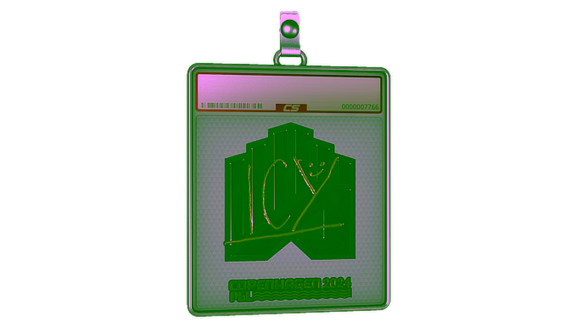 Display for Sticker Slab | ICY (Gold) | Copenhagen 2024