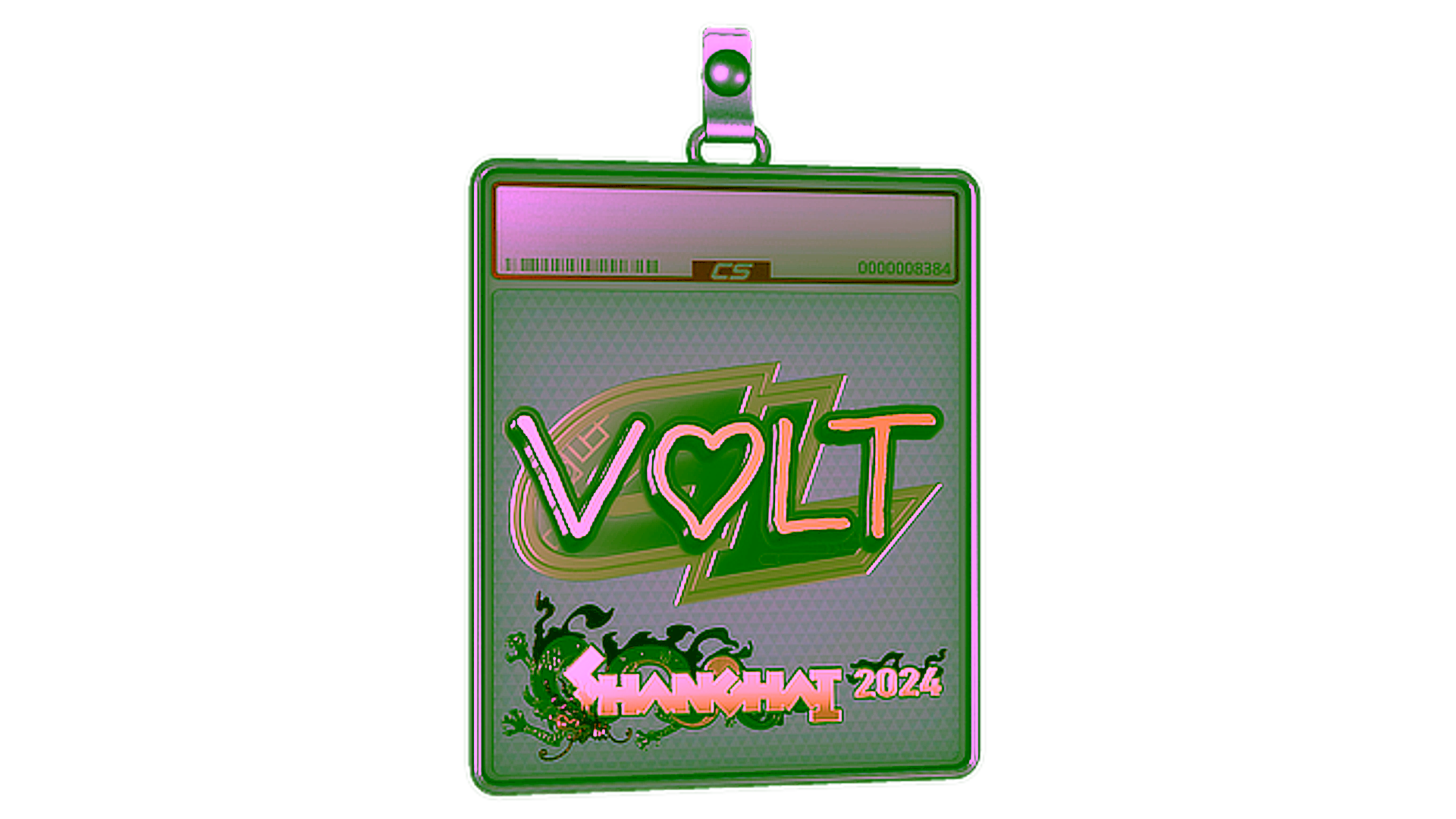 Display for Sticker Slab | volt (Gold) | Shanghai 2024