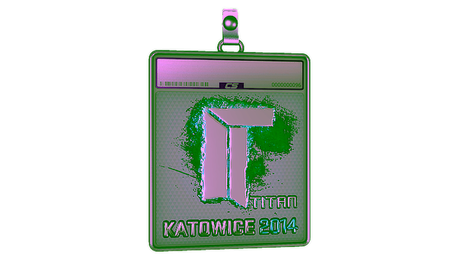 Affichage pour Sticker Slab | Titan (Foil) | Katowice 2014