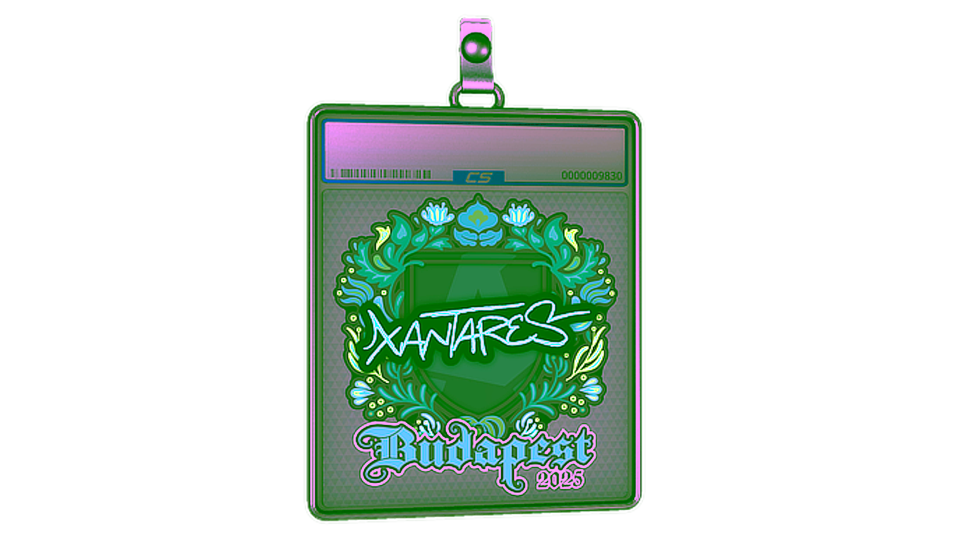 Rodyti Sticker Slab | XANTARES | Budapest 2025
