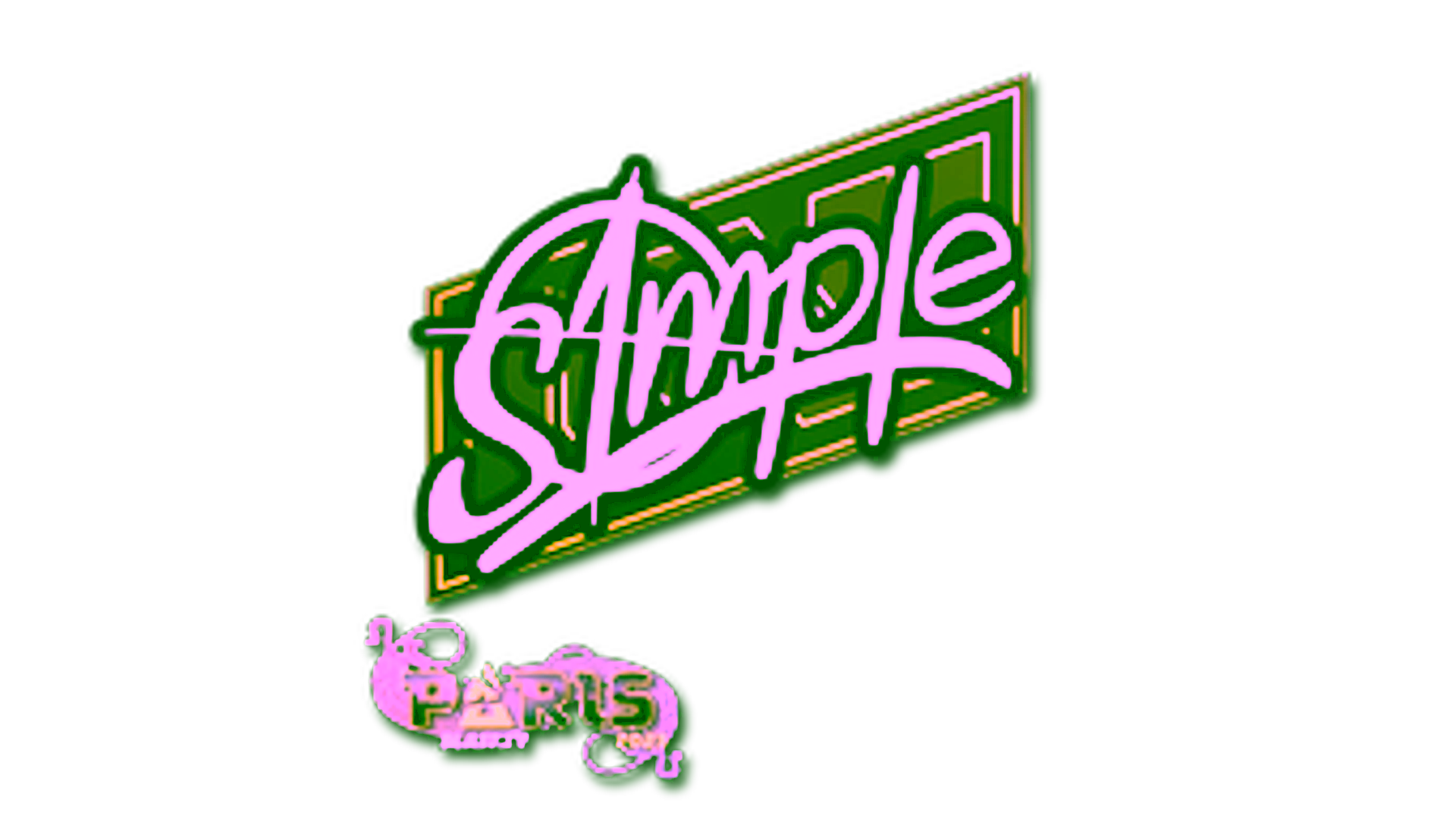 Sticker | s1mple | Paris 2023 için görüntü