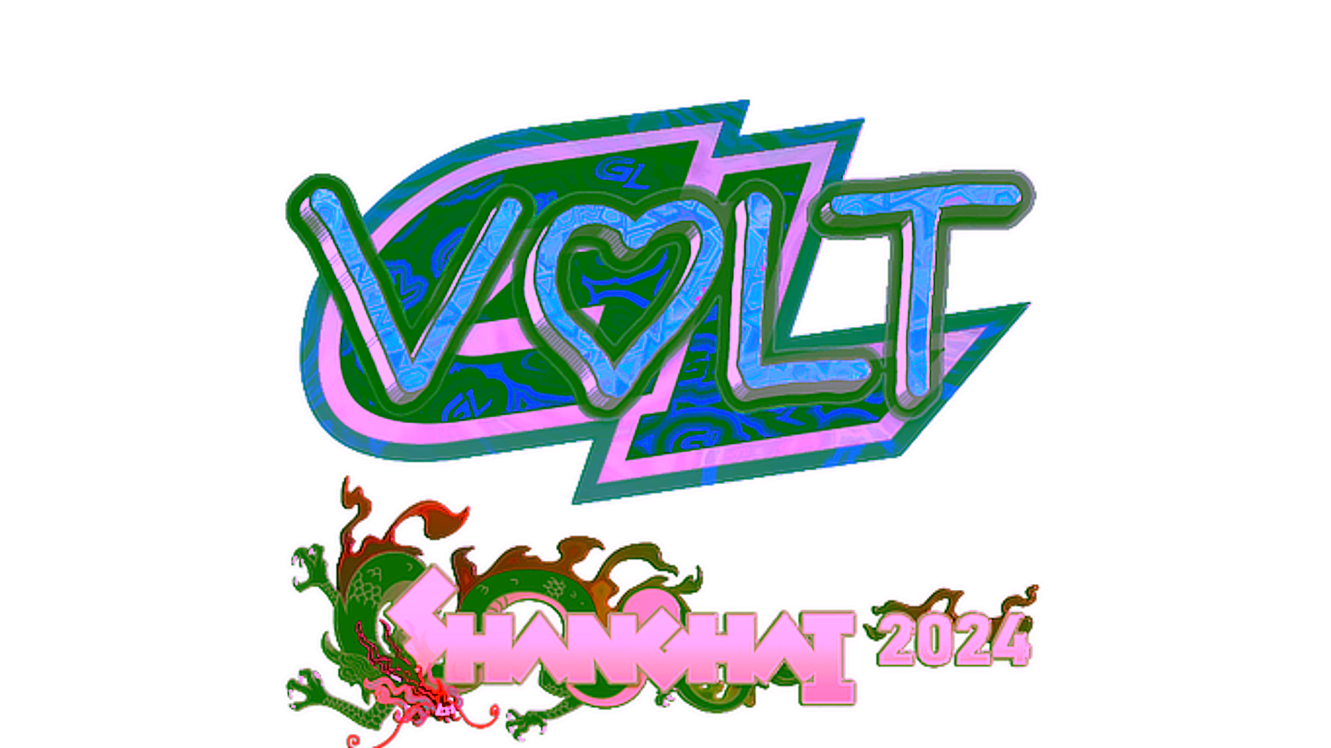 Anzeige für Sticker | volt (Holo) | Shanghai 2024