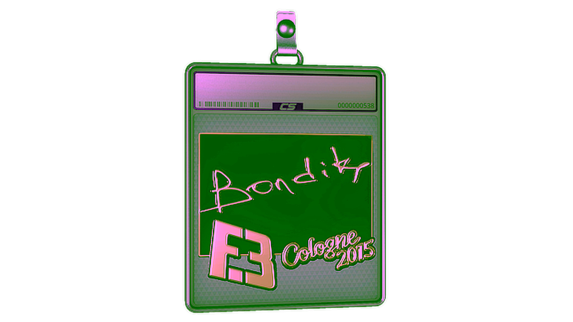 Mostrar para Sticker Slab | bondik (Gold) | Cologne 2015