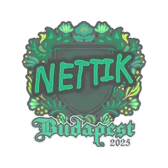 Sticker nettik Budapest 2025
