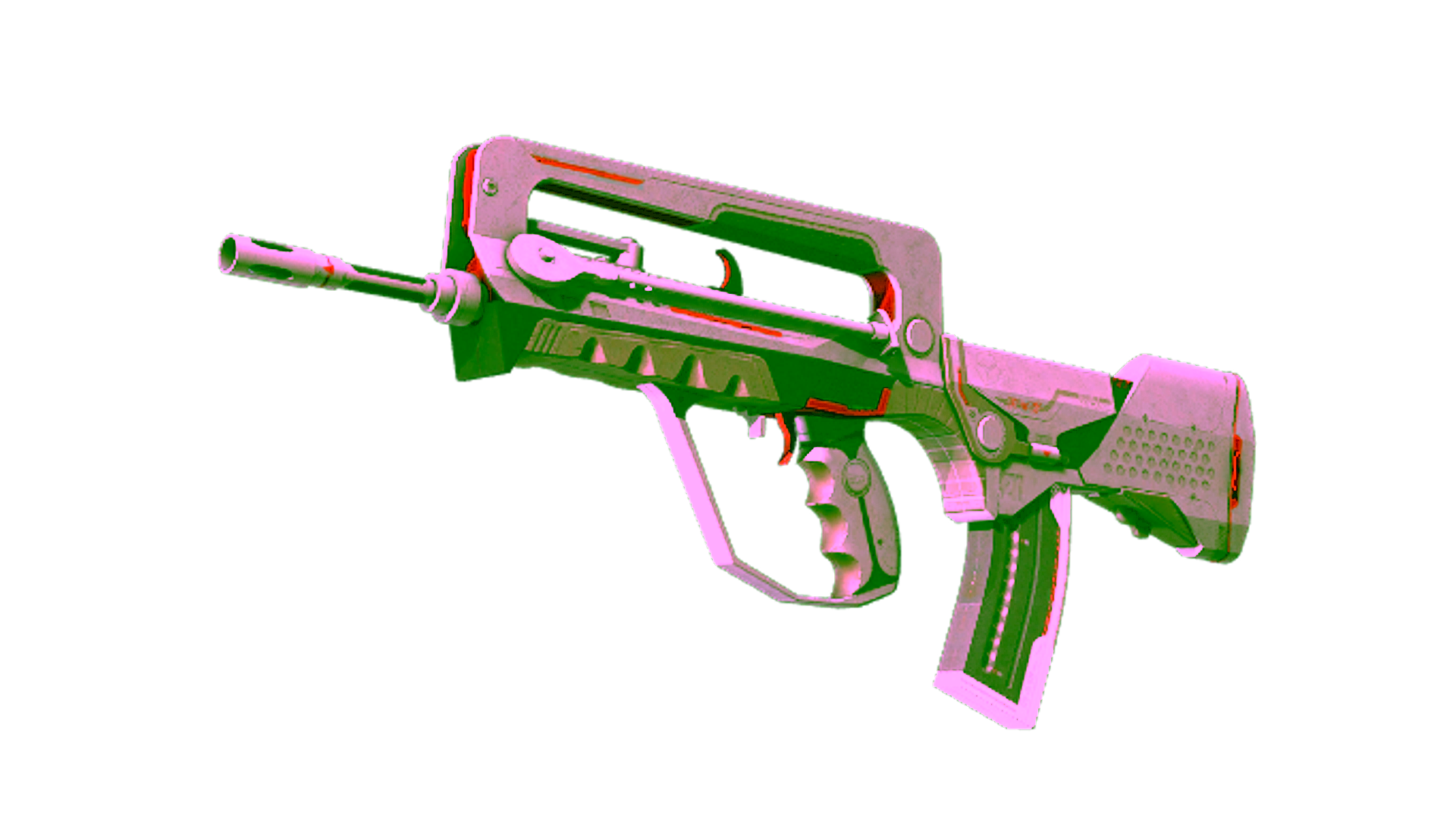 Display for FAMAS | Mecha Industries (Well-Worn)