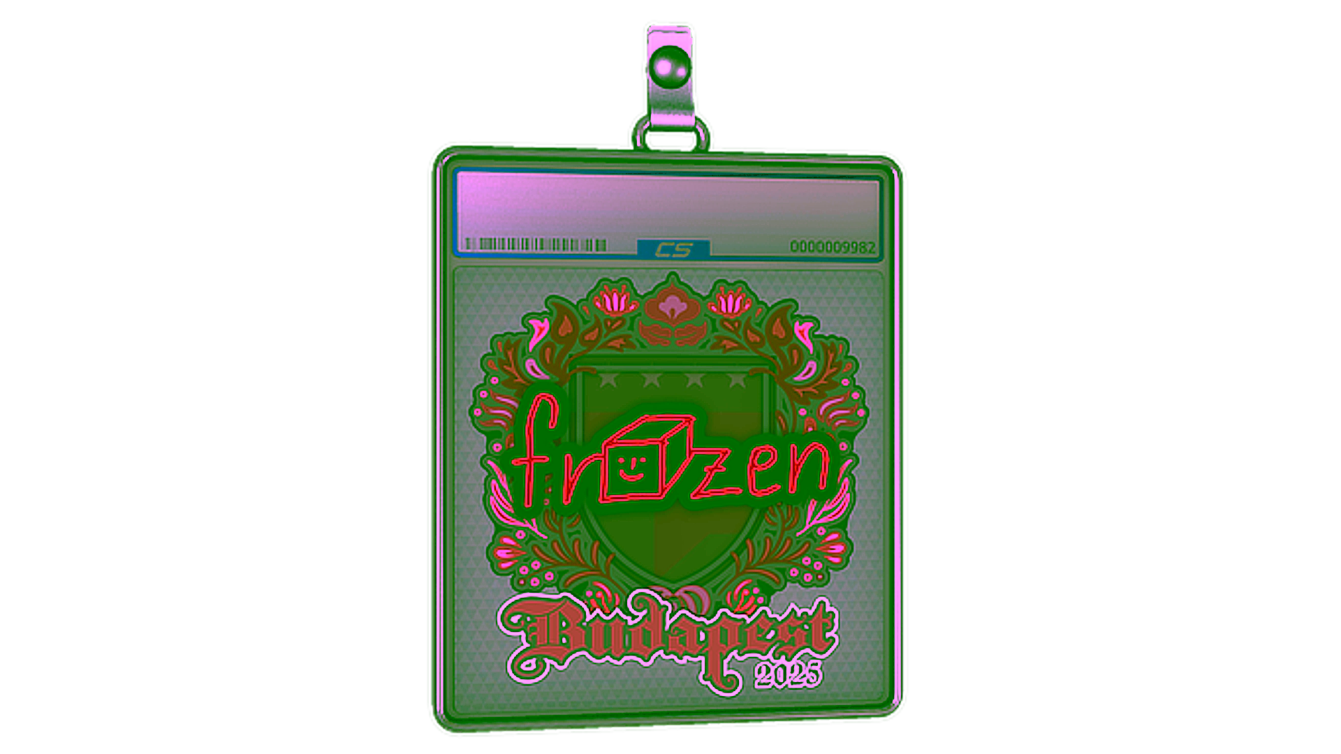 Mostrar para Sticker Slab | frozen | Budapest 2025