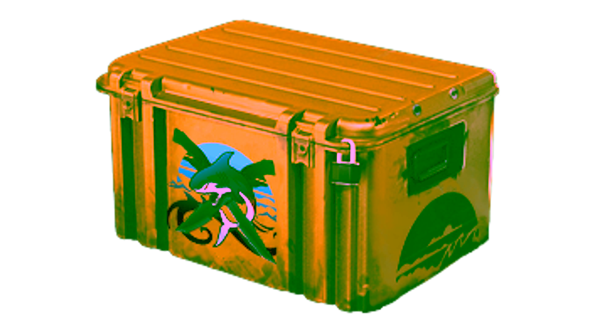 Display for Operation Riptide Case