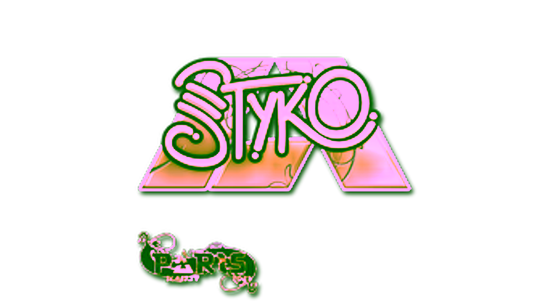 Rodyti Sticker | STYKO (Gold) | Paris 2023