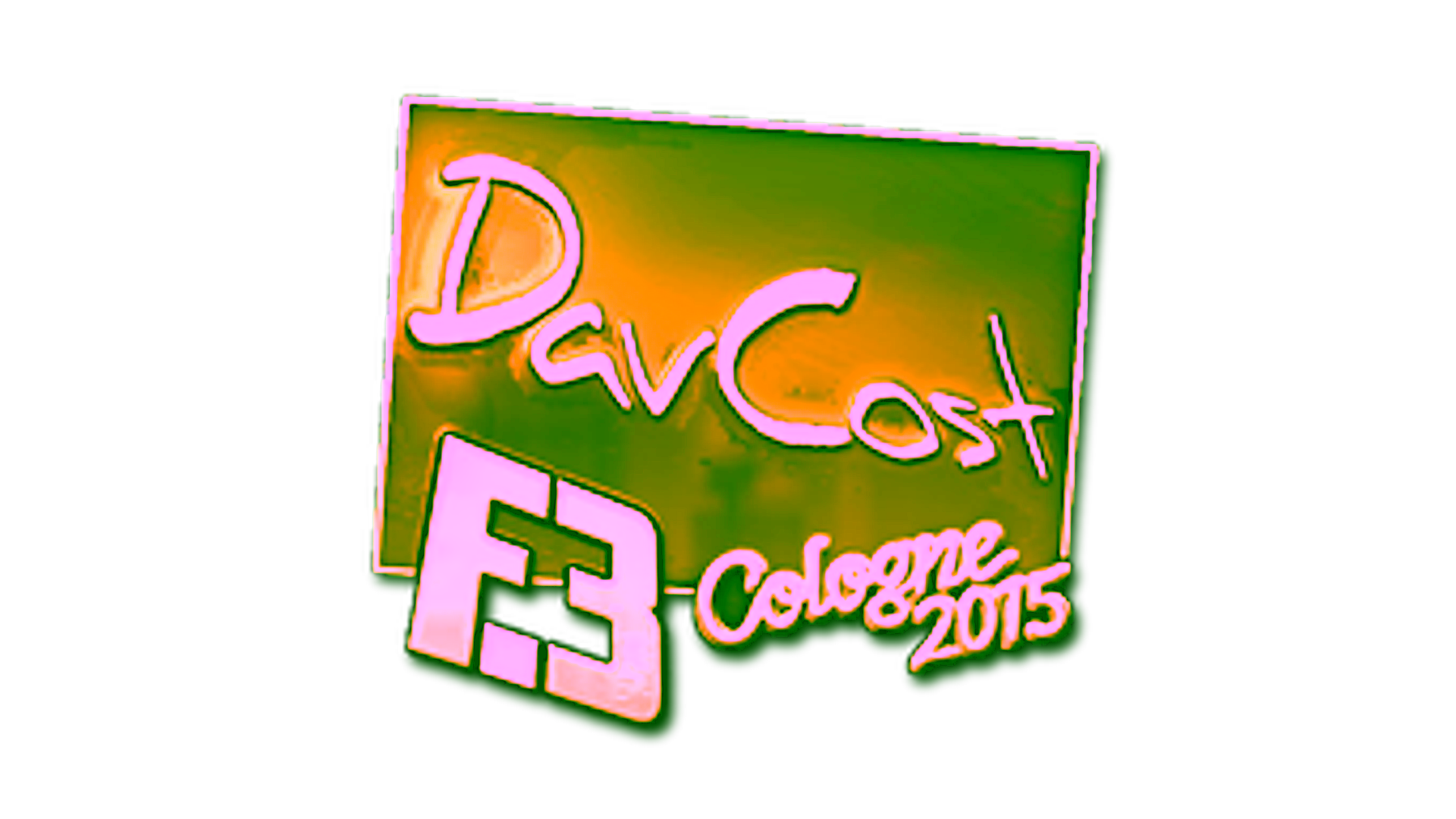 Exibição para Sticker | DavCost (Gold) | Cologne 2015